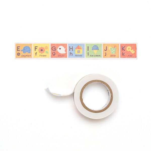 Kids Washi Tape Alphabet A M