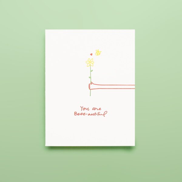 Handcrafted Letterpress Greeting Card