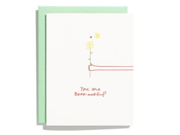 Handcrafted Letterpress Greeting Card - Image 2