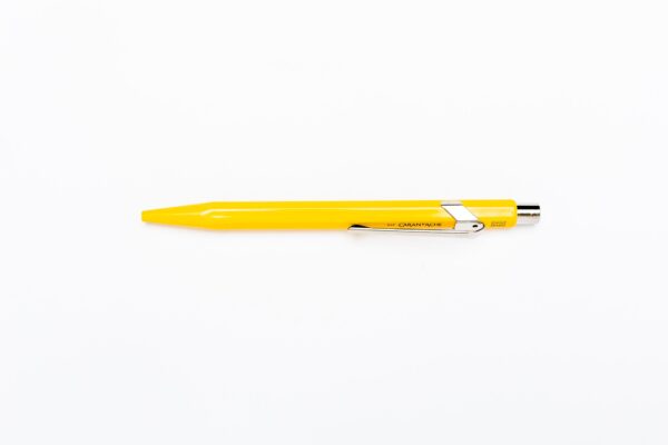 Hexagonal Metal Yellow Ballpoint Pen