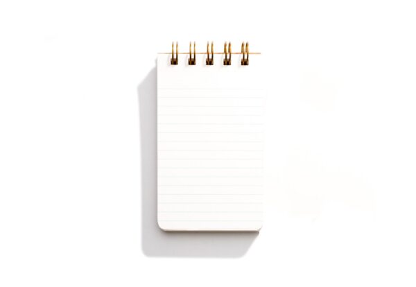 Compact Floral Design Notebook