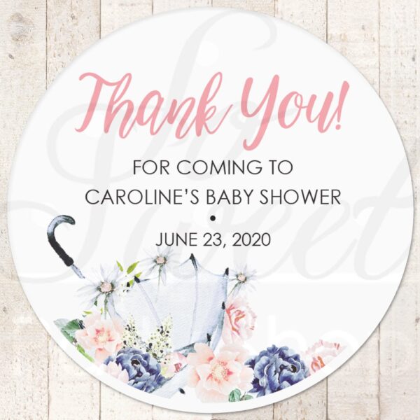Baby Shower Favor Sticker Labels