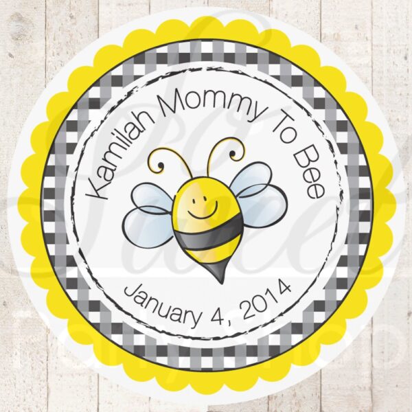 Baby Shower Favor Sticker Labels